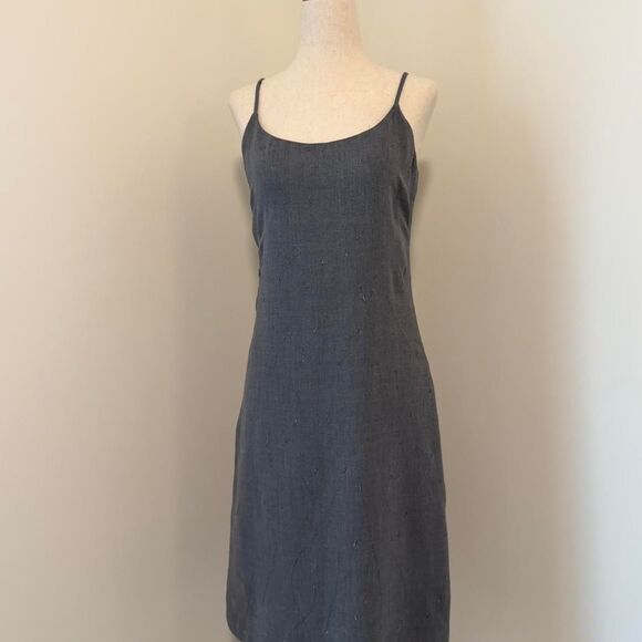 90s Glam Express Vintage Grey Mini Dress - Picture 1 of 4